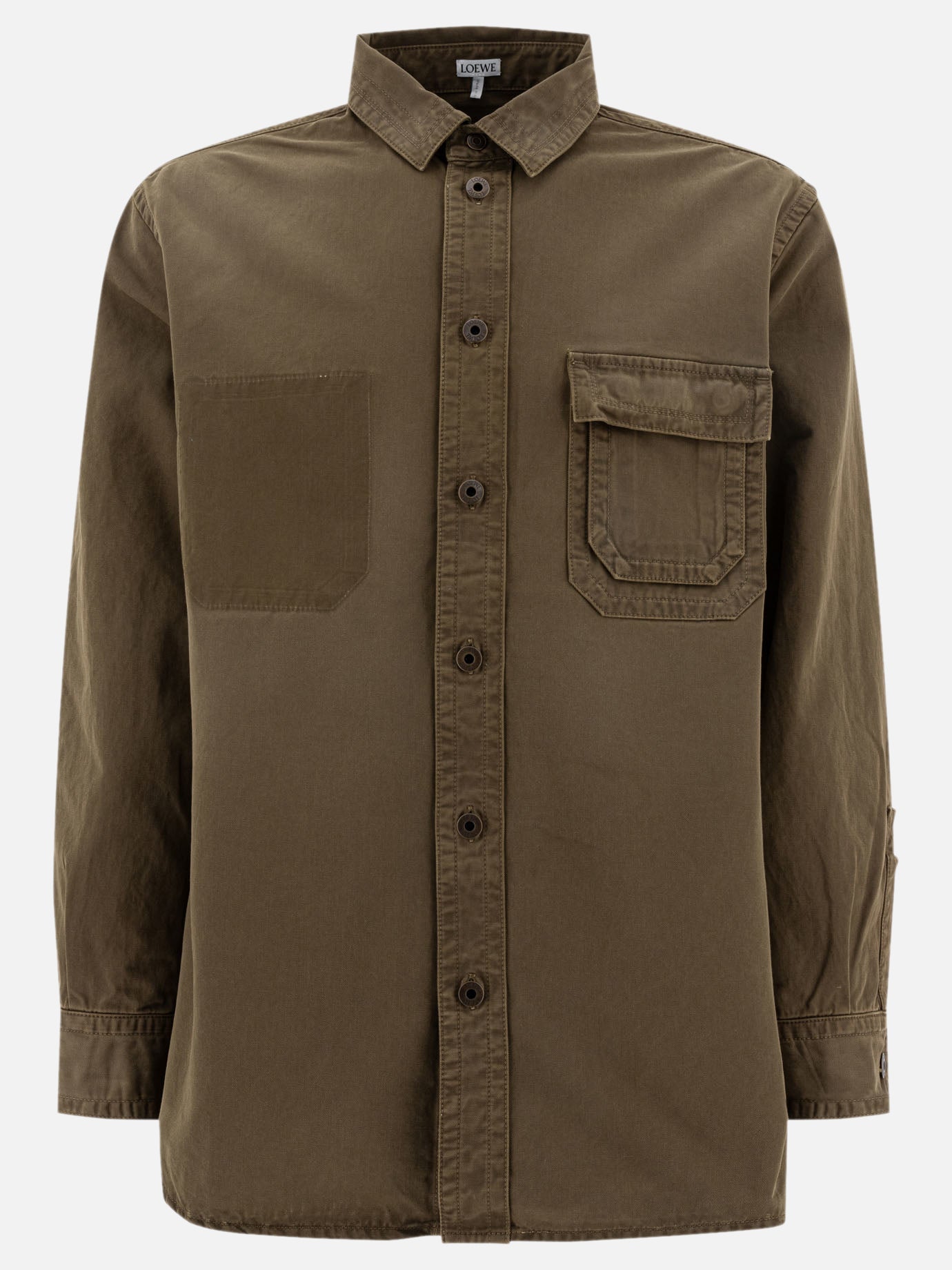 Overshirt jackets Solid colour  Green - Loewe Men | PDP | VIETTI Online Store | thumbnail
