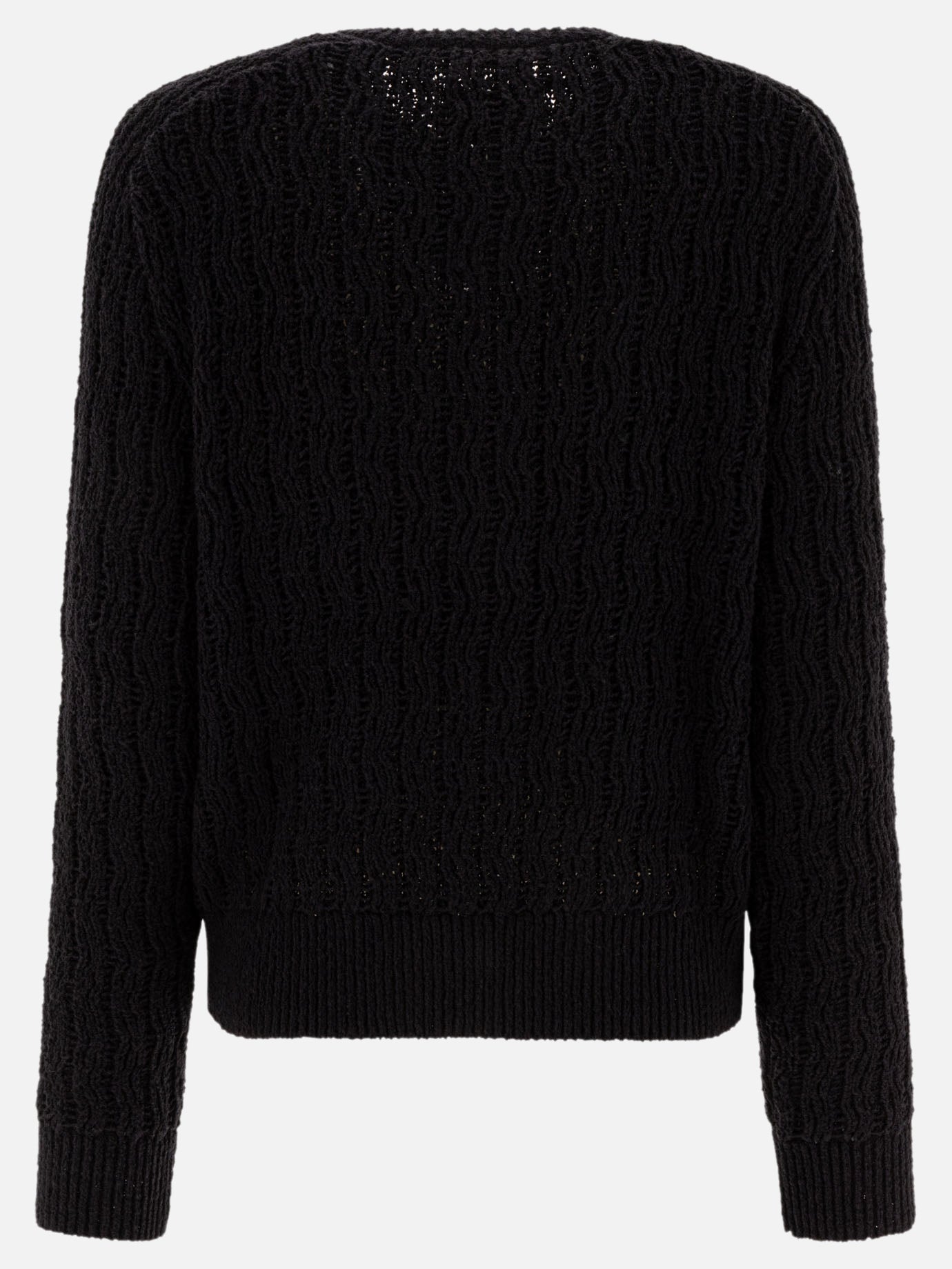 Cardigans Textured knit  Black - Loulou Studio Women | PDP | VIETTI Online Store | thumbnail_2