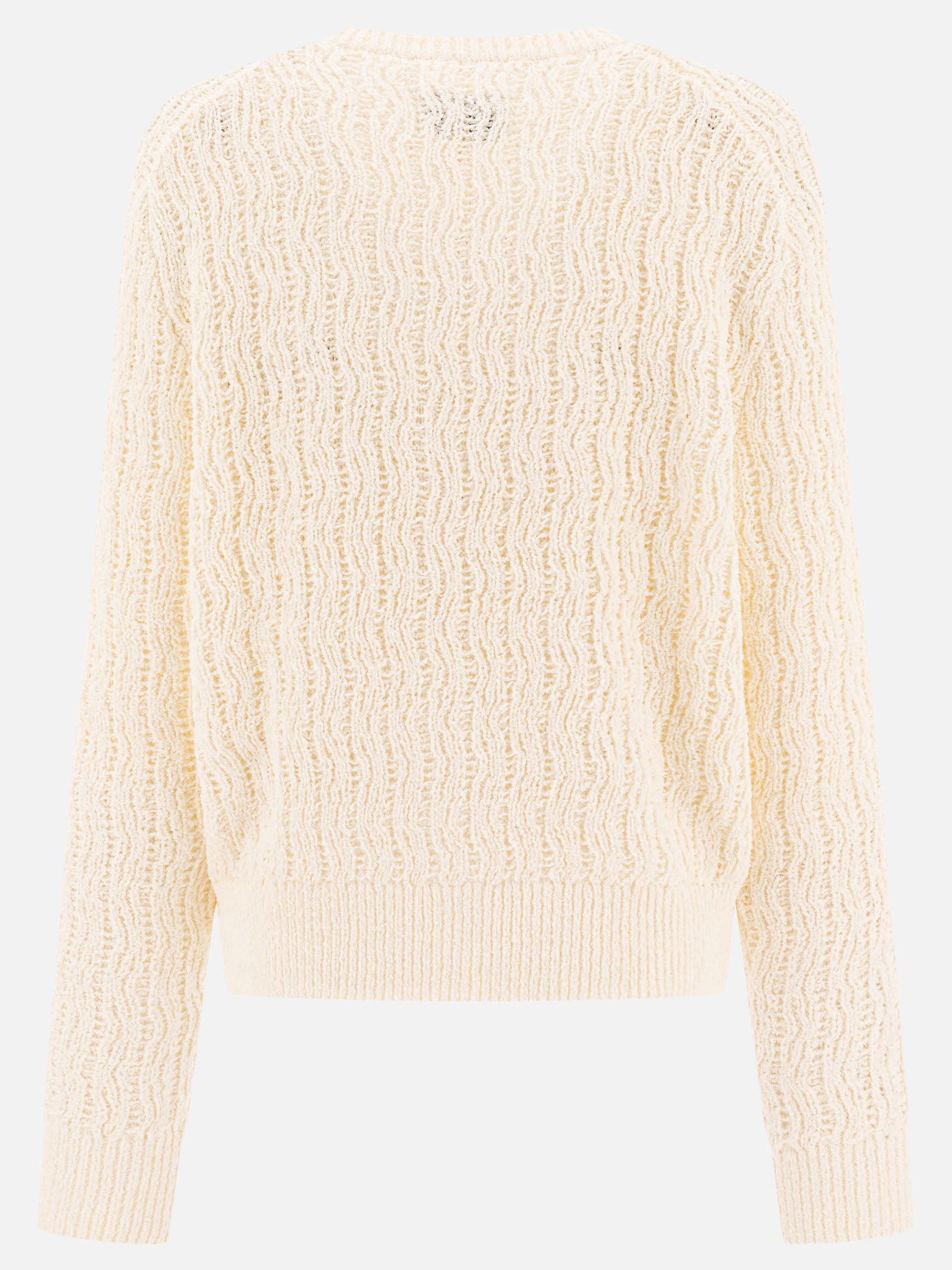 Cardigans Textured knit  White - Loulou Studio Women | PDP | VIETTI Online Store | thumbnail_2