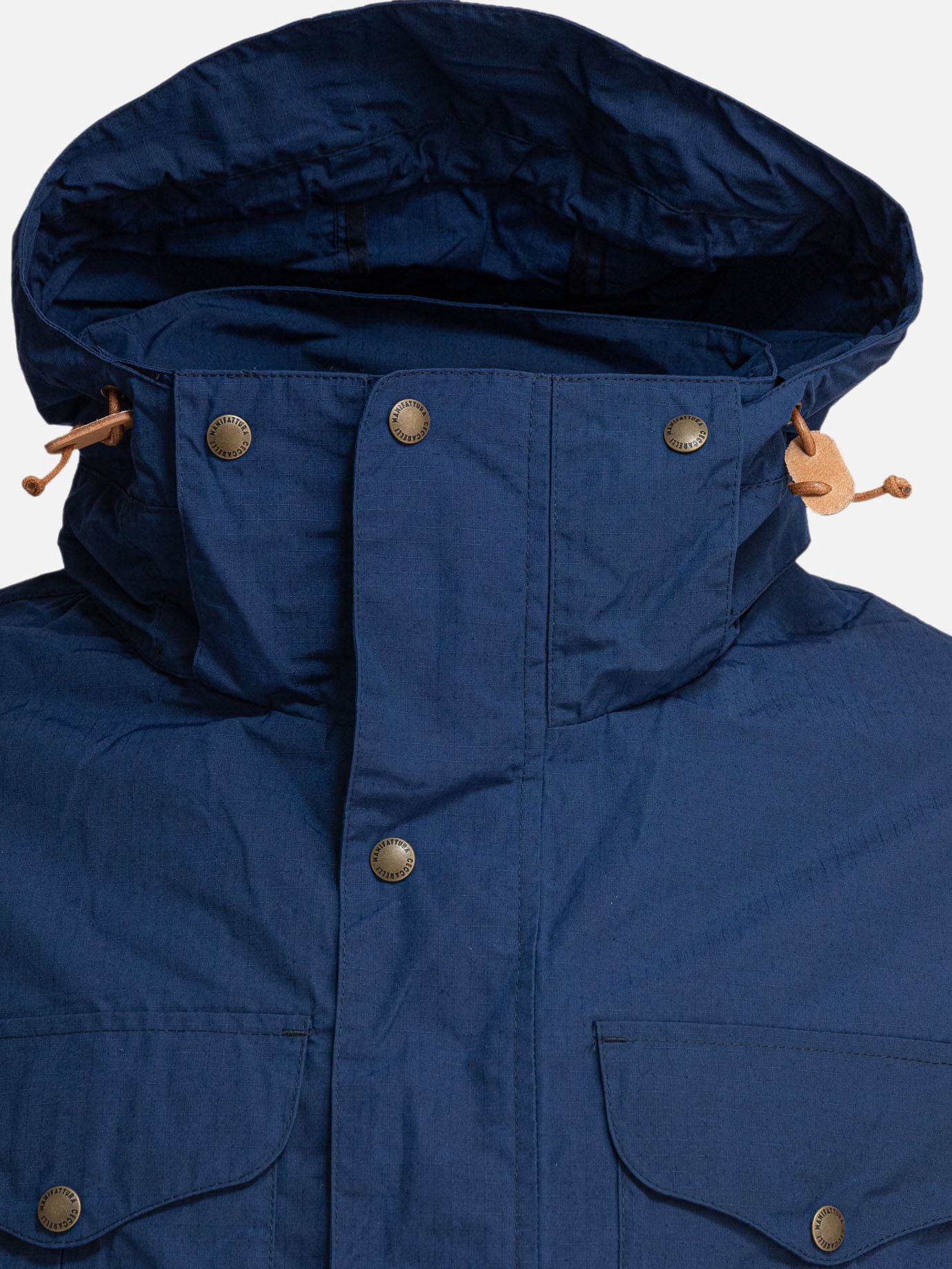 Quilted & Utility Jackets Solid colour  Blue - Manifattura Ceccarelli Men | PDP | VIETTI Online Store | Zoom-Modal_3
