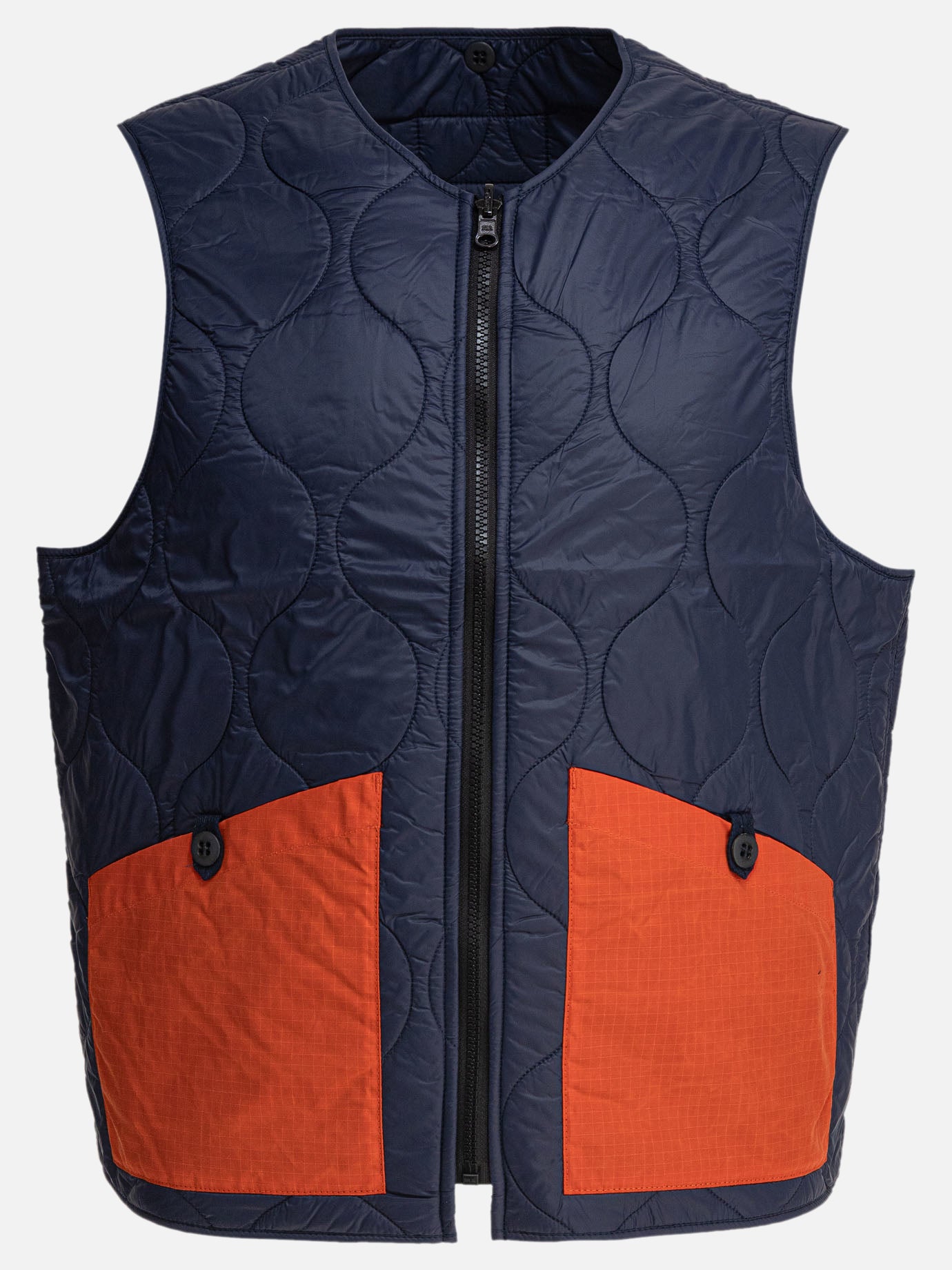 Vest jackets Solid colour  Blue - Manifattura Ceccarelli Men | PDP | VIETTI Online Store | Zoom-Modal
