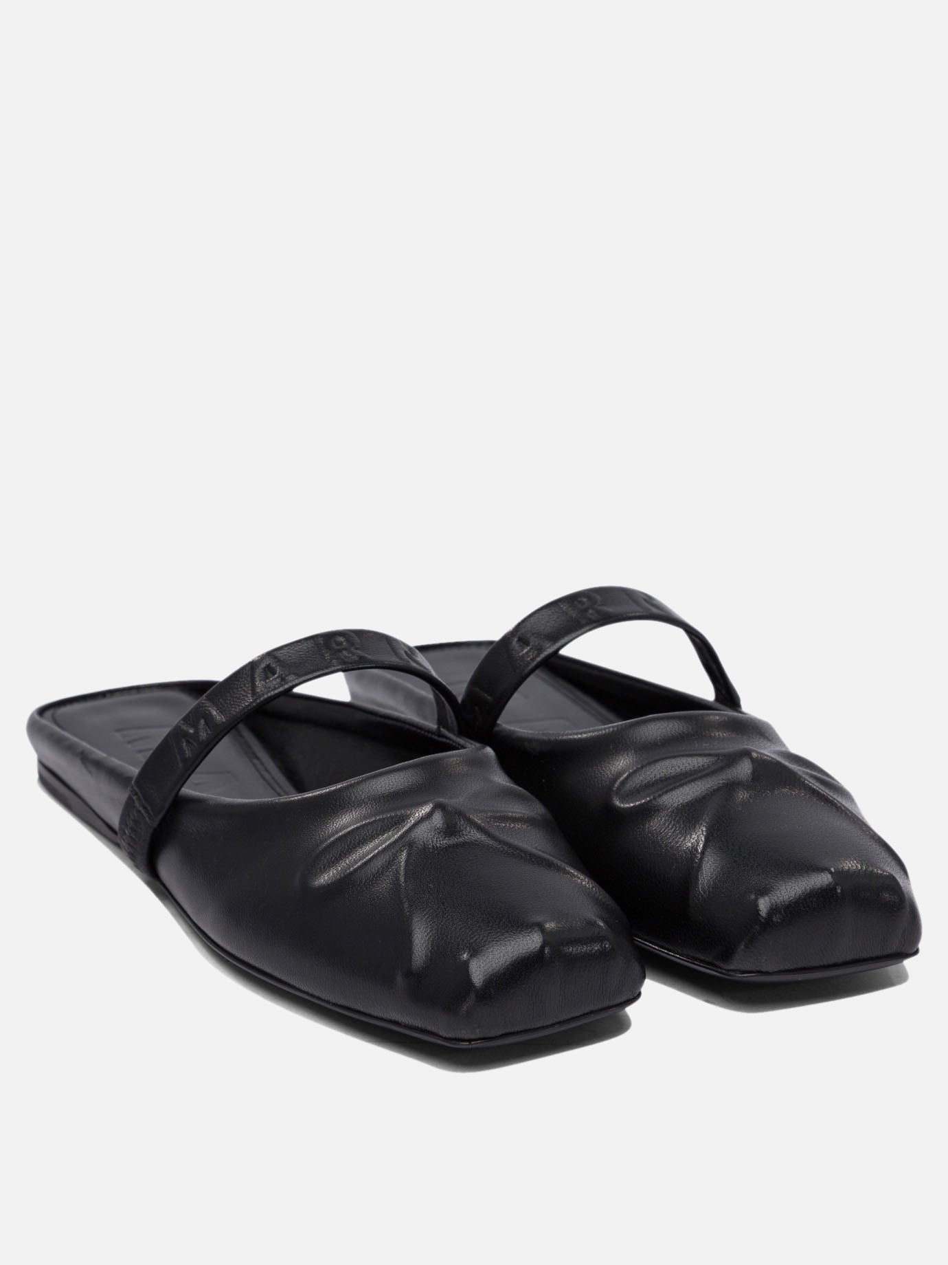 Mary Jane ballet flats 100% leather - 80% leather 20% rubber  Black - Marni Women | PDP | VIETTI Online Store | Zoom-Modal_2

