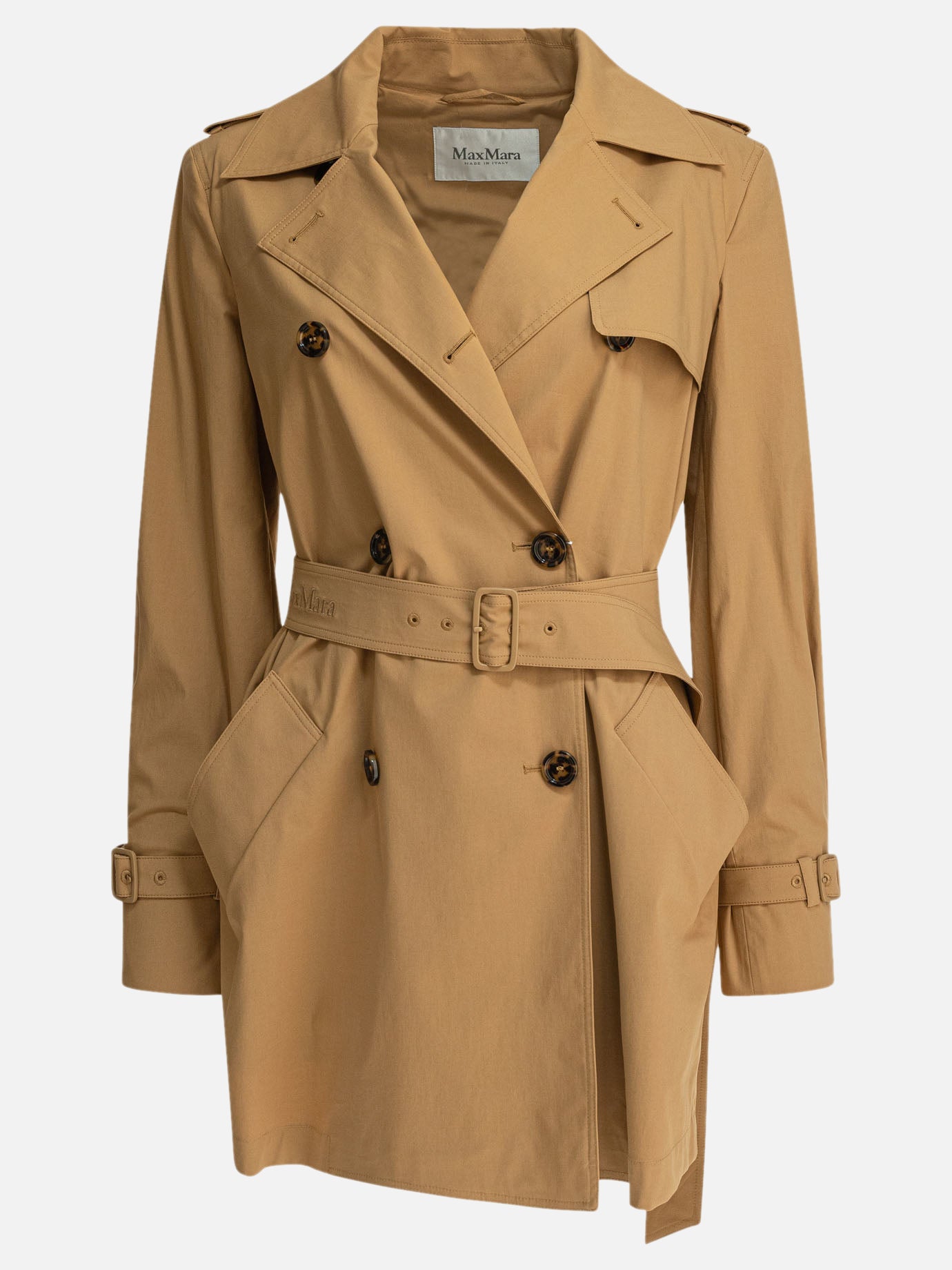 Raincoats & Trench coats Solid colour  Beige - Max Mara Women | PDP | VIETTI Online Store | Zoom-Modal
