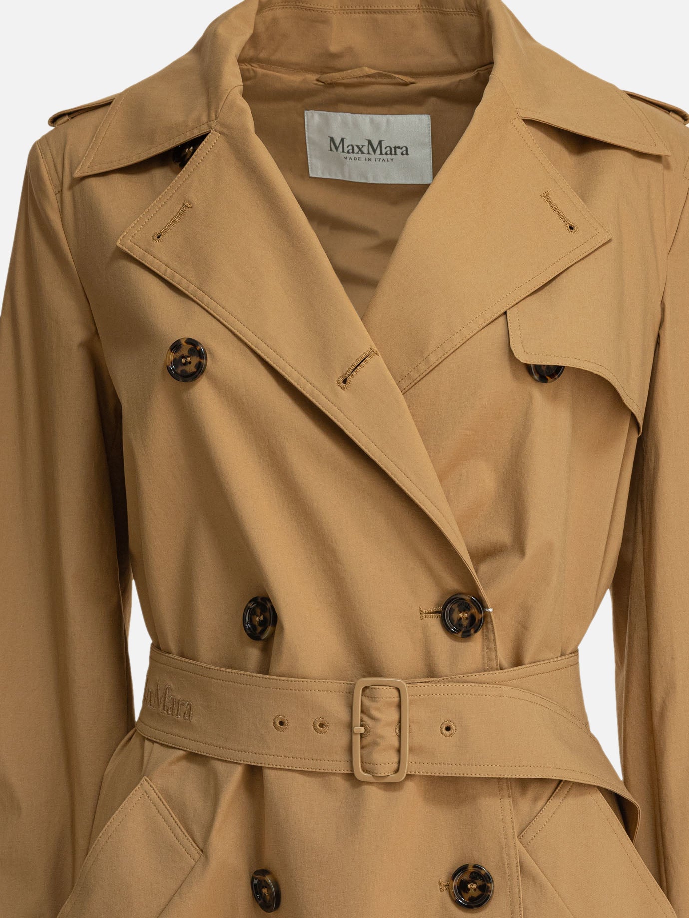 Raincoats & Trench coats Solid colour  Beige - Max Mara Women | PDP | VIETTI Online Store | Zoom-Modal_3
