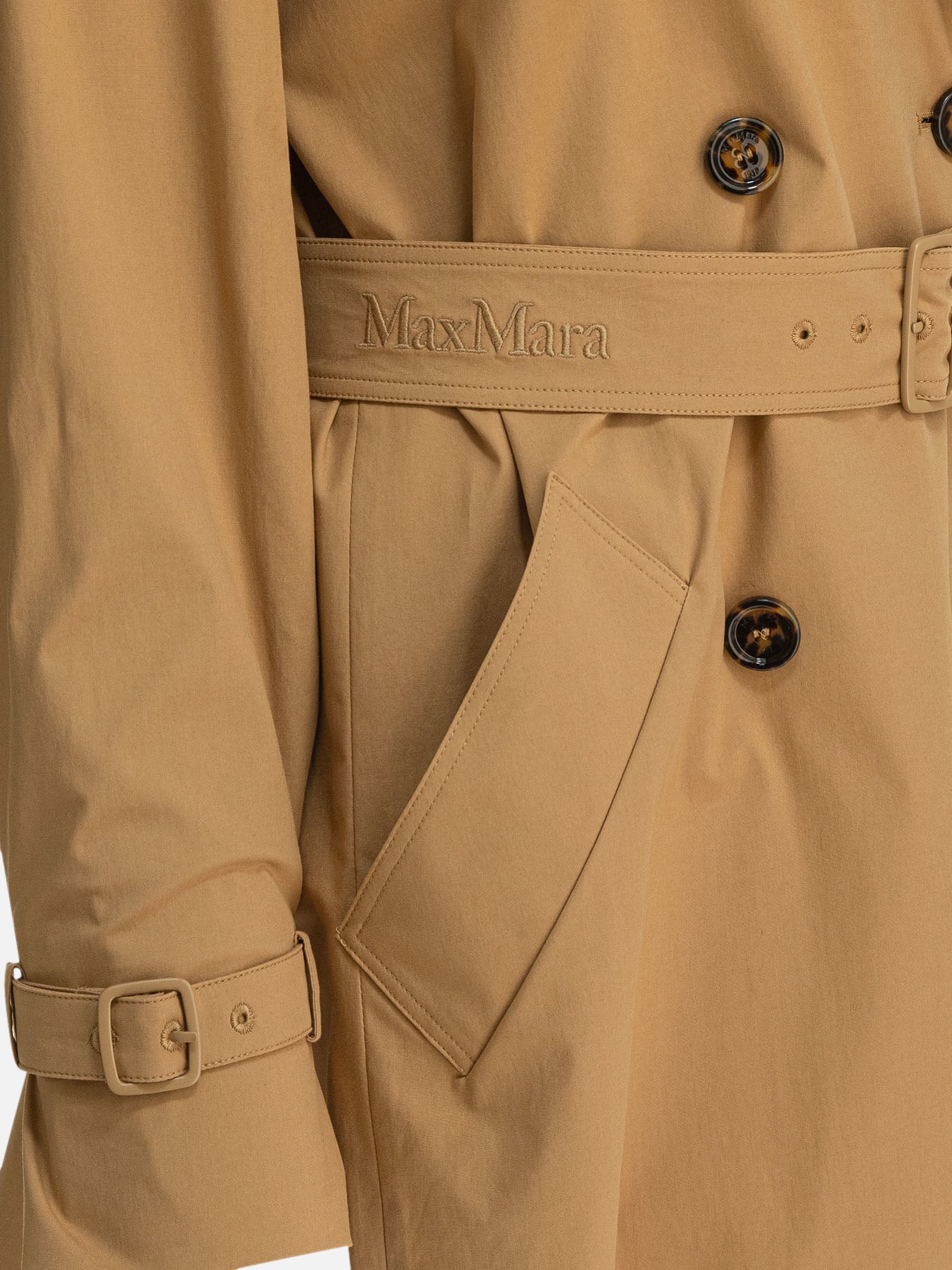Raincoats & Trench coats Solid colour  Beige - Max Mara Women | PDP | VIETTI Online Store | Zoom-Modal_4
