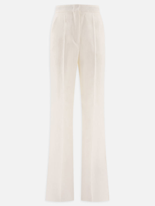 Max Mara Wide-leg pants 17075141_38 White 1