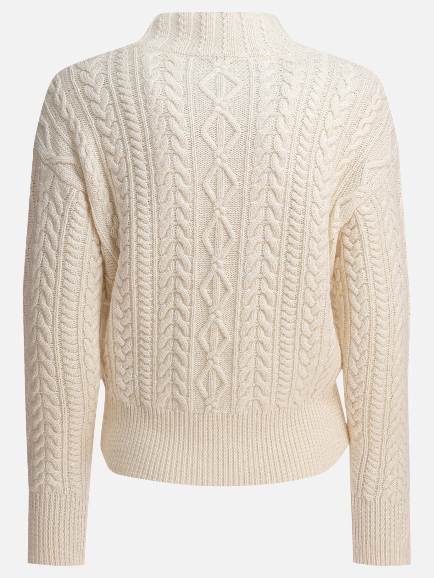 Max Mara Wool and cashmere sweater White