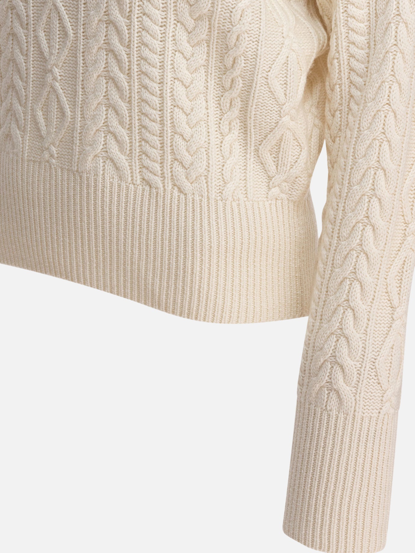 Max Mara Wool and cashmere sweater 14492125_S White thumbnail_4