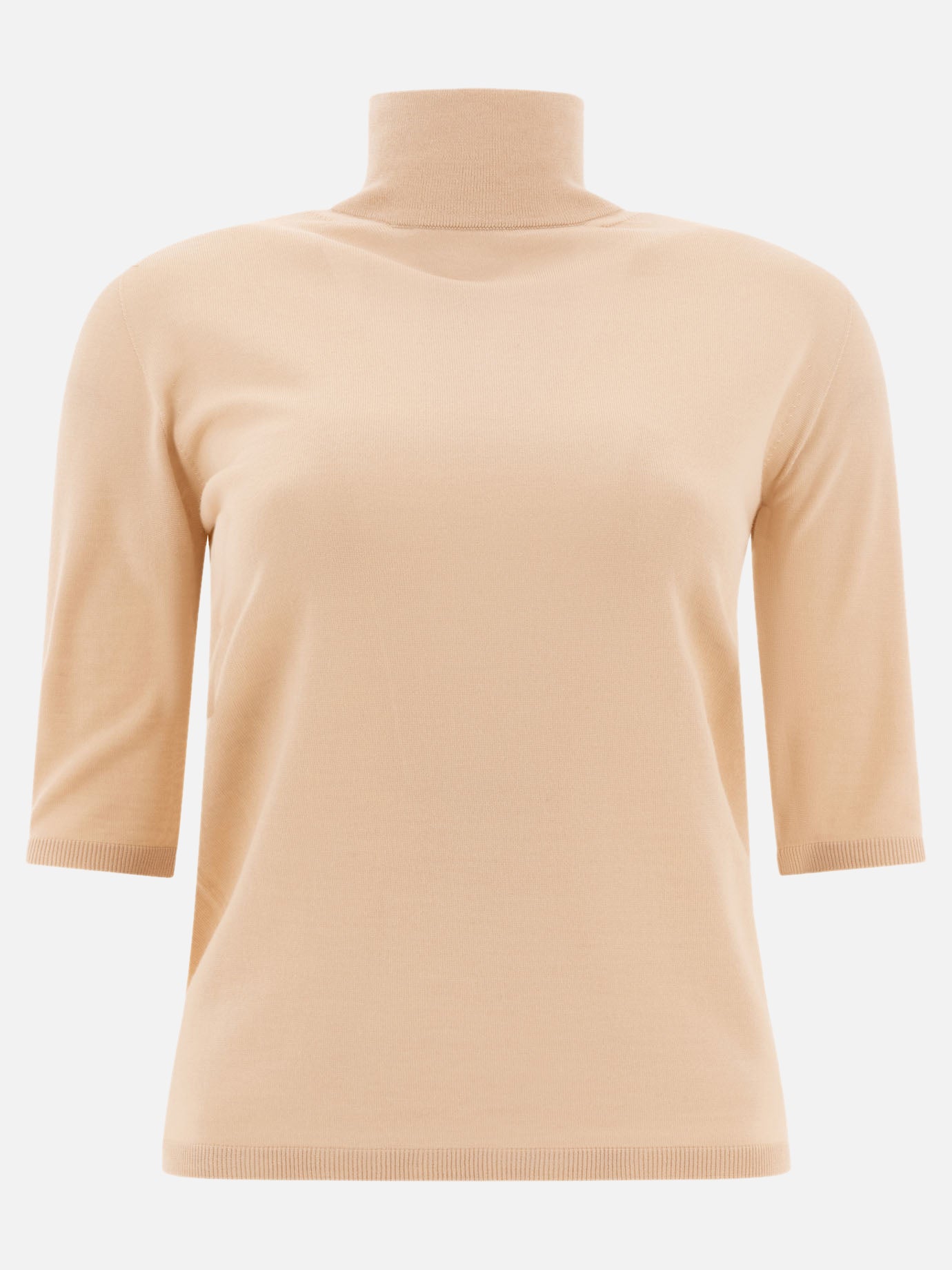 Turtleneck sweaters Solid colour  Beige - Max Mara Women | PDP | VIETTI Online Store | Zoom-Modal
