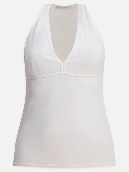 Max Mara Viscose top 18391576_S White 1