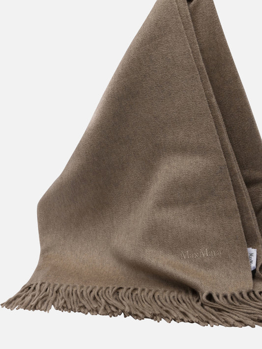 Max Mara Cashmere scarf 14319927_UNI Brown 2