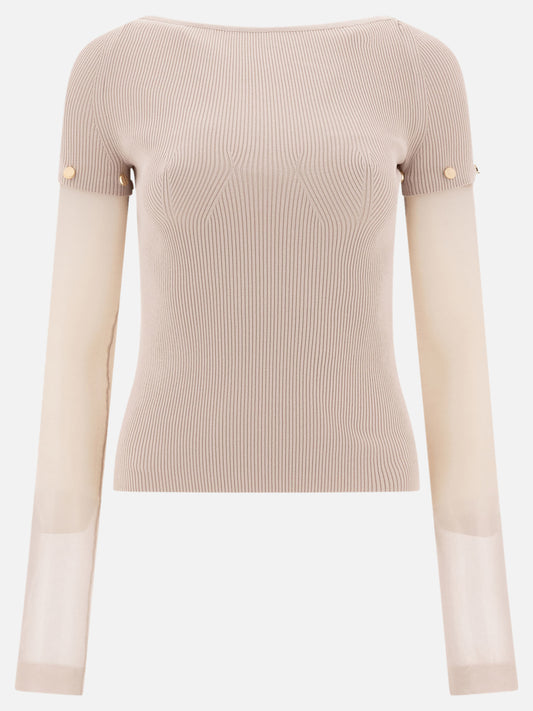 Crewneck t-shirts Solid colour  Pink - Max Mara Sportmax Women | PDP | VIETTI Online Store 
