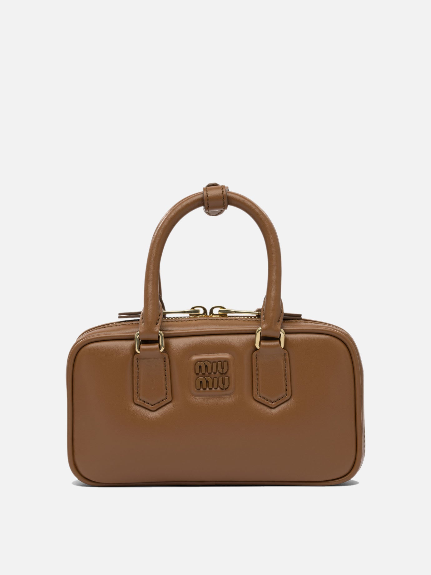 Small bags Logo  Brown - Miu Miu Women | PDP | VIETTI Online Store | Zoom-Modal
