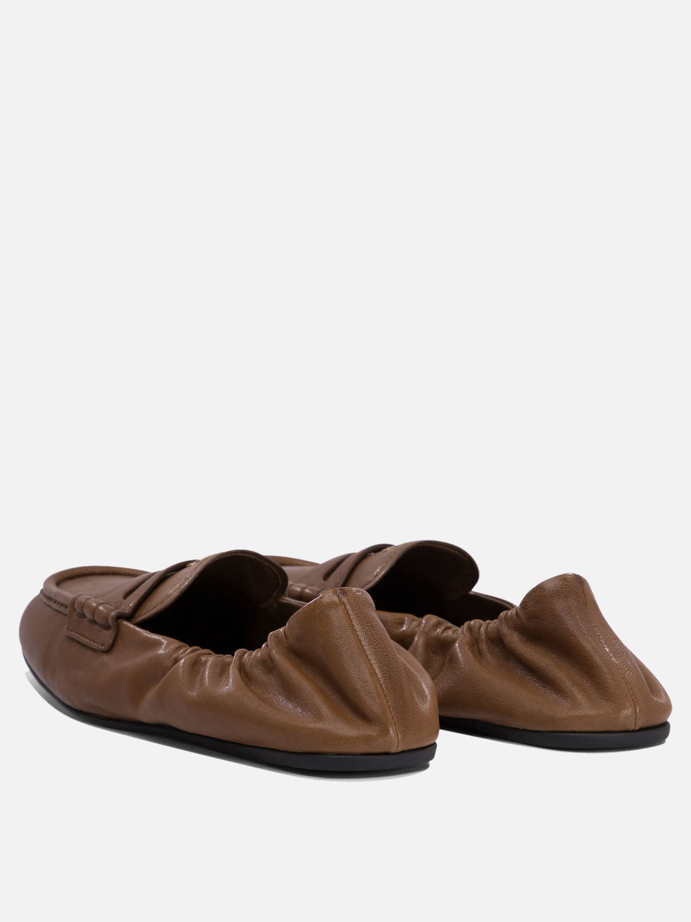 Miu Miu &quot;Ruches&quot; loafers 12415977_36½ Brown thumbnail_4