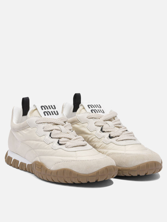 Miu Miu "Tyre" sneakers 13811966_36 Beige 2