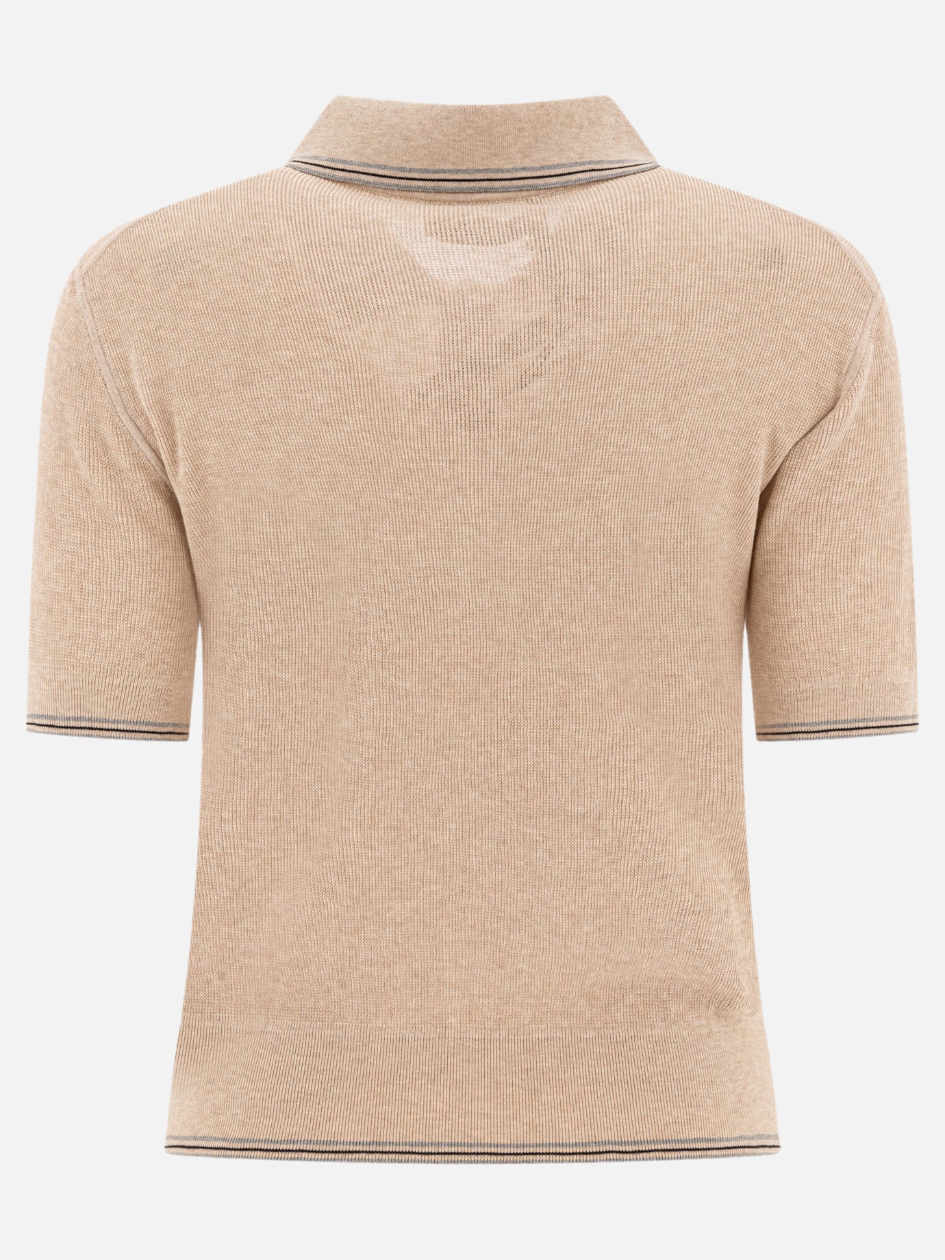Polo shirts with buttons Logo  Beige - Miu Miu Women | PDP | VIETTI Online Store | thumbnail_2
