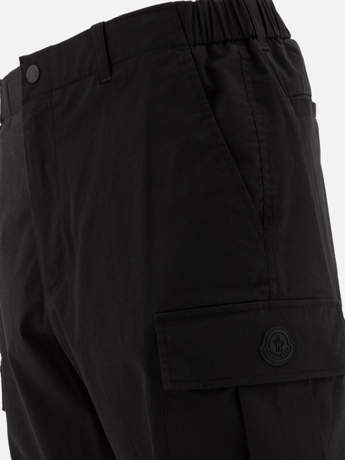 Cargo & parachute trousers Solid colour  Black - Moncler Men | PDP | VIETTI Online Store | Zoom-Modal_4
