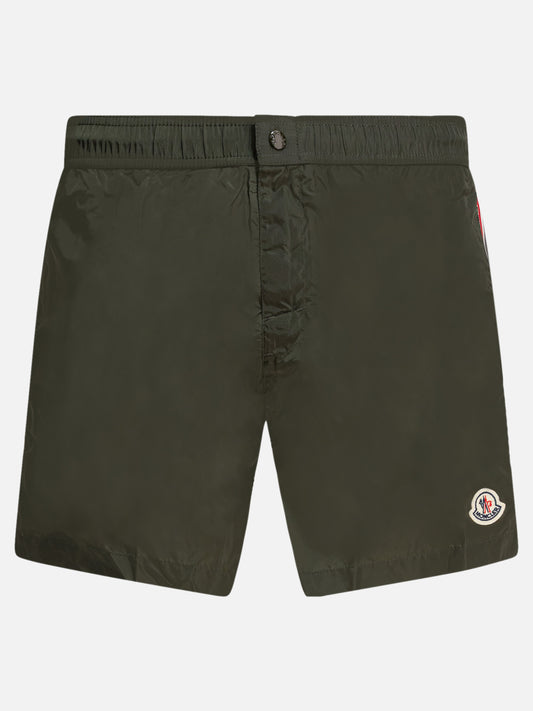 Swim shorts Logo  Green - Moncler Men | PLP | VIETTI Online Store 
