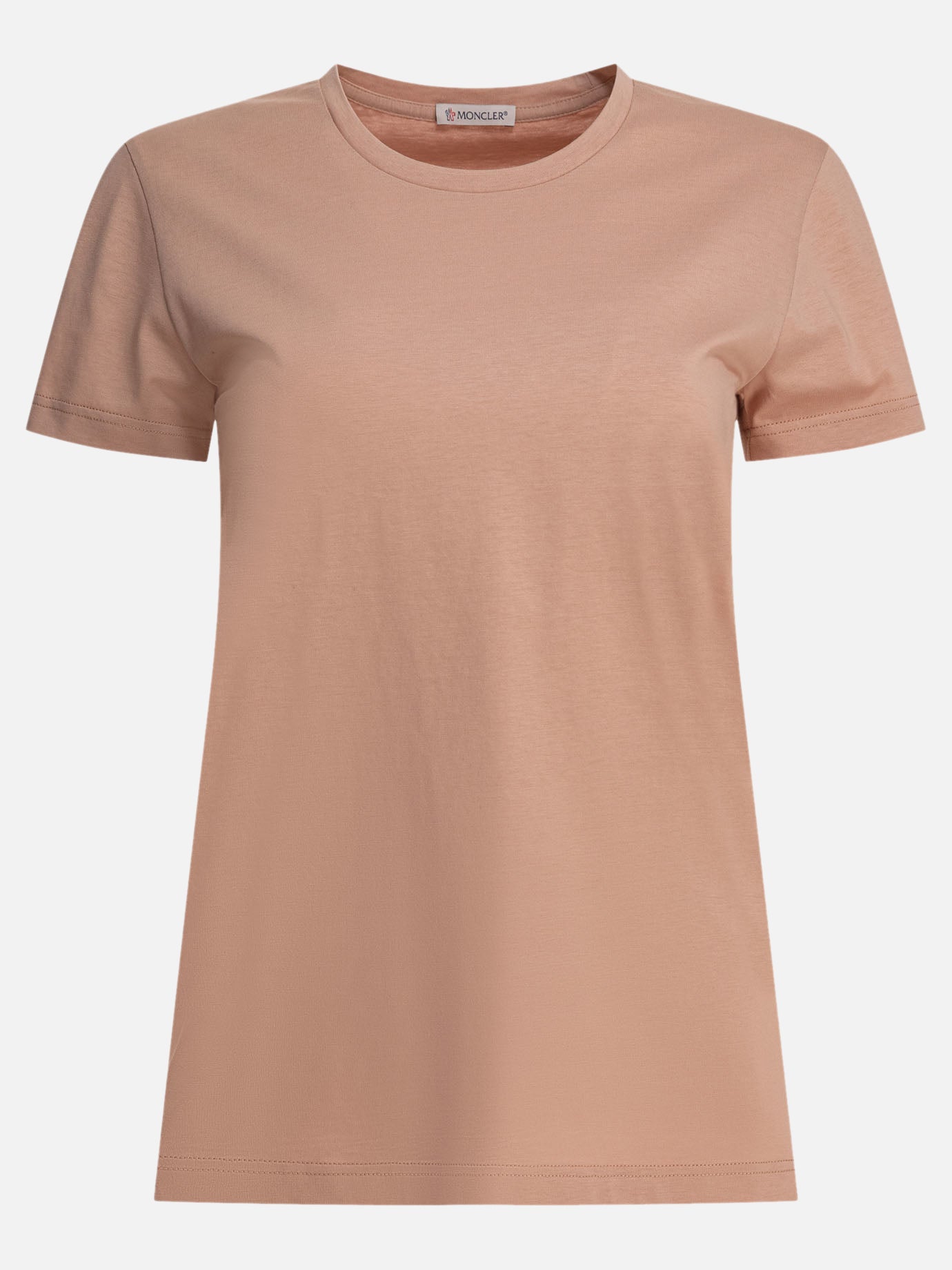 Crewneck t-shirts Logo  Pink - Moncler Women | PDP | VIETTI Online Store | thumbnail