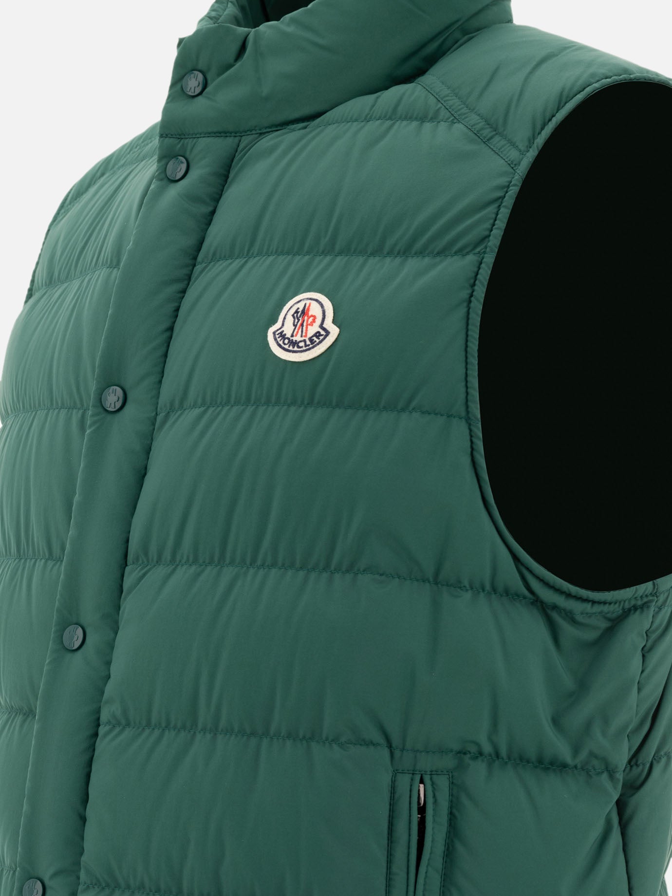 Vest jackets Logo  Green - Moncler Men | PDP | VIETTI Online Store | thumbnail_4