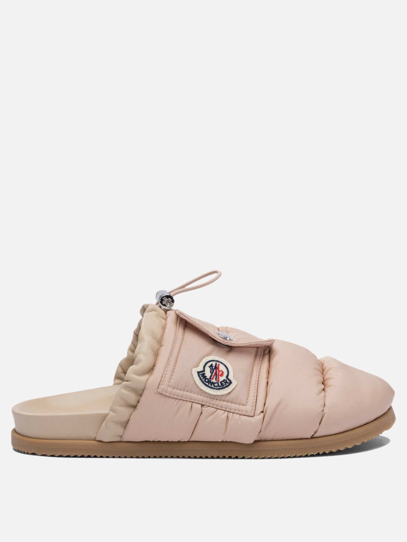 Slippers 100% polyamide - 100%elastodiene  Pink - Moncler Women | PDP | VIETTI Online Store | Zoom-Modal
