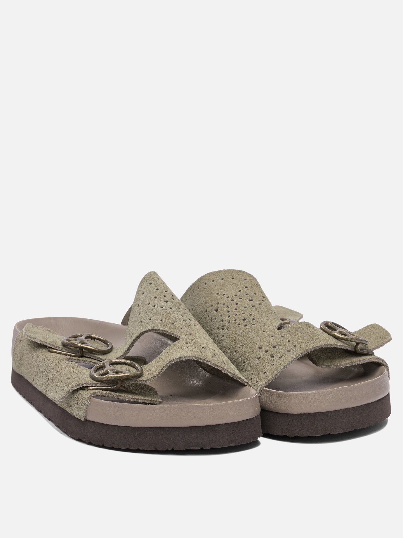 Slides 100% leather - 100% rubber  Beige - Needles Men | PDP | VIETTI Online Store | Zoom-Modal_2
