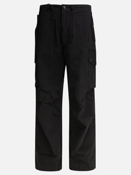 Cargo & parachute trousers Solid colour  Black - Needles Men | PLP | VIETTI Online Store 
