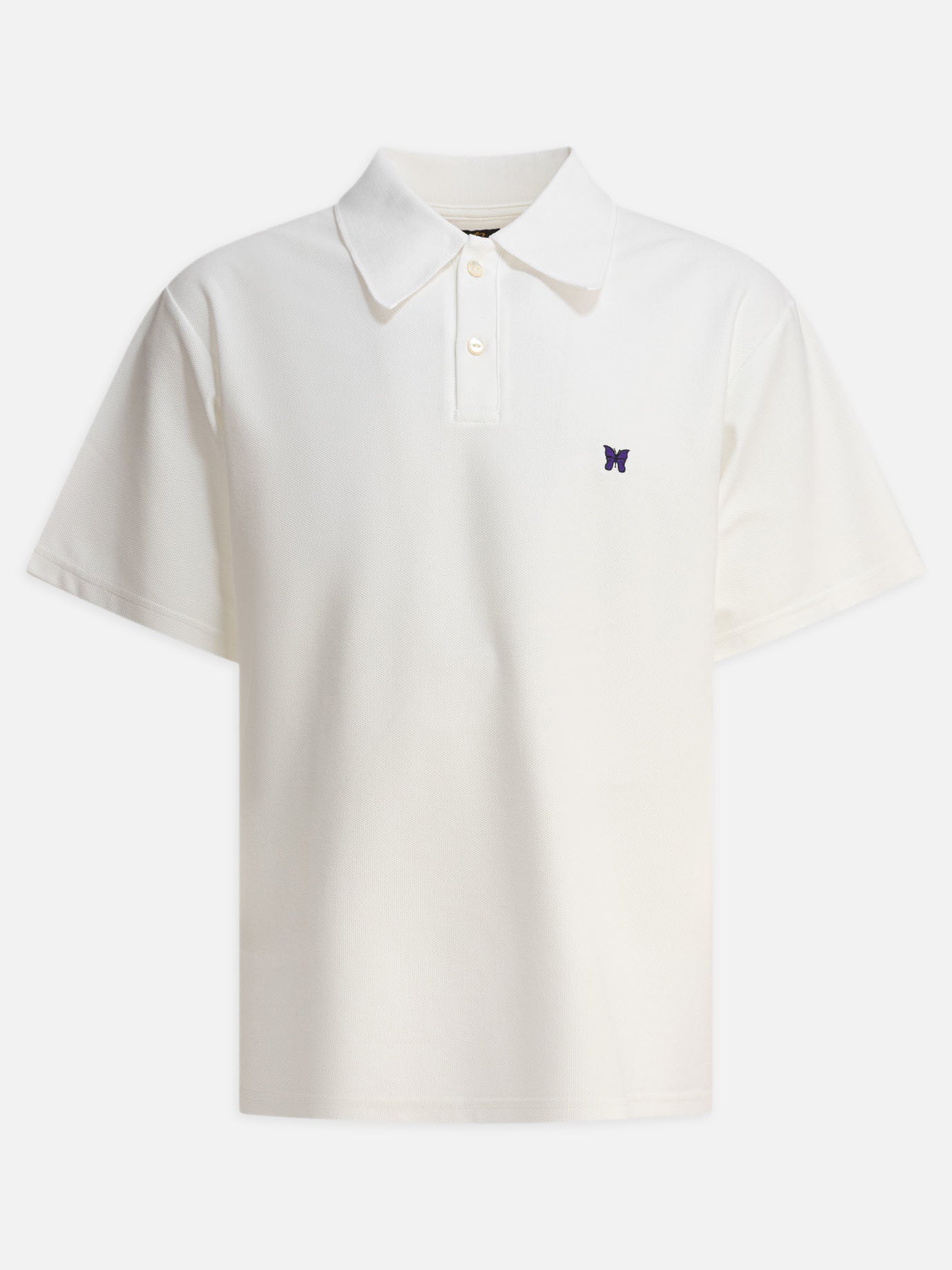 Needles "Poly Pique" polo shirt White
