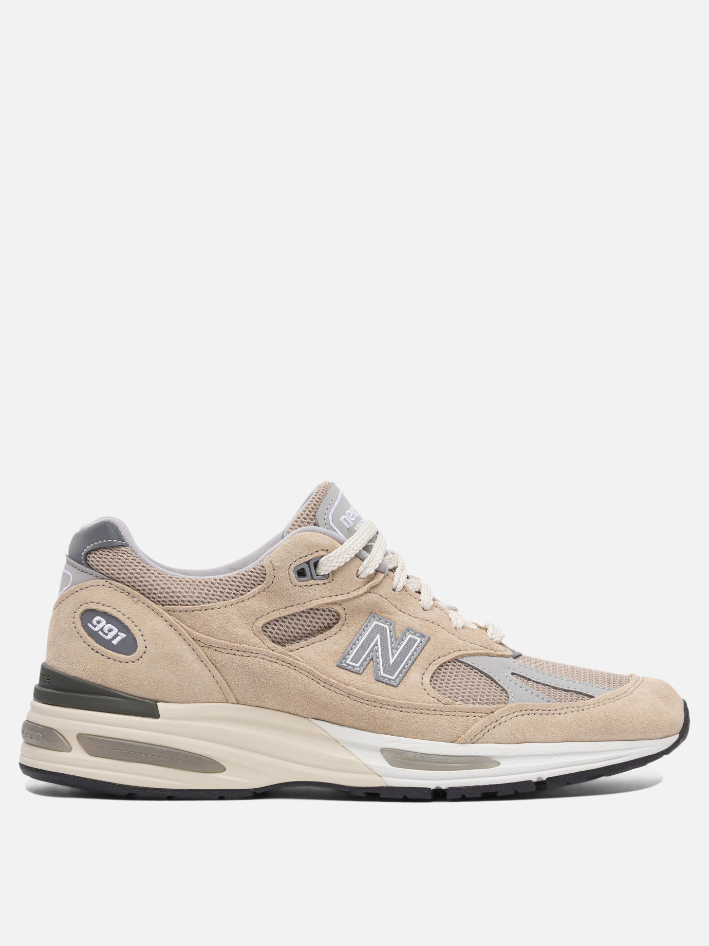 Low top sneakers 90% suede 10% mesh - 100% rubber  Beige - New Balance Men | PDP | VIETTI Online Store | thumbnail