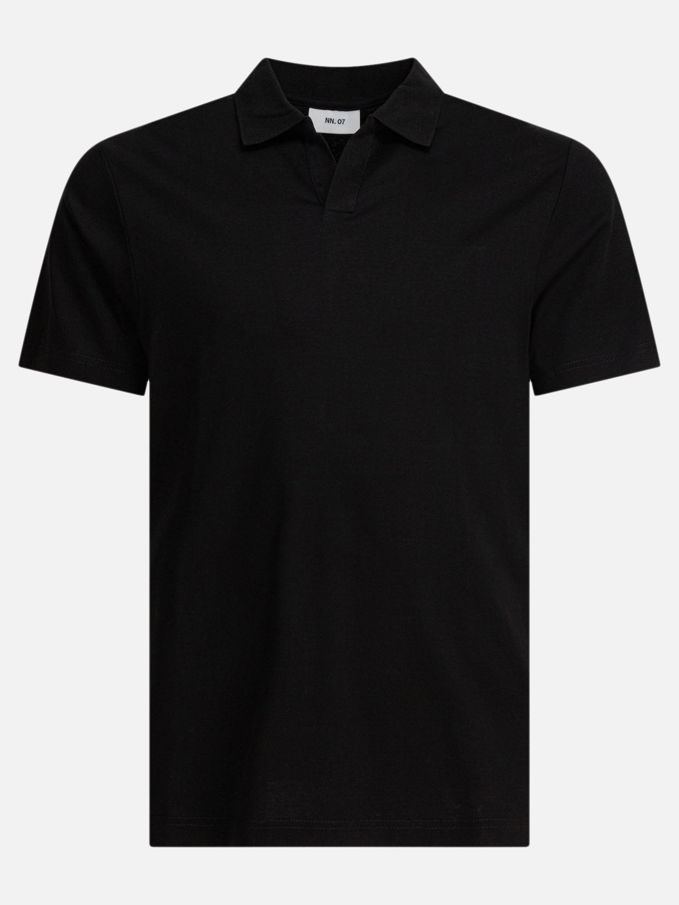 Polo shirts without buttons Solid colour  Black - NN.07 Men | PDP | VIETTI Online Store | thumbnail