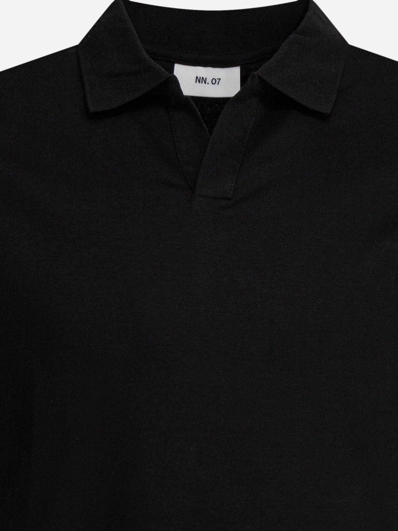 Polo shirts without buttons Solid colour  Black - NN.07 Men | PDP | VIETTI Online Store | thumbnail_3