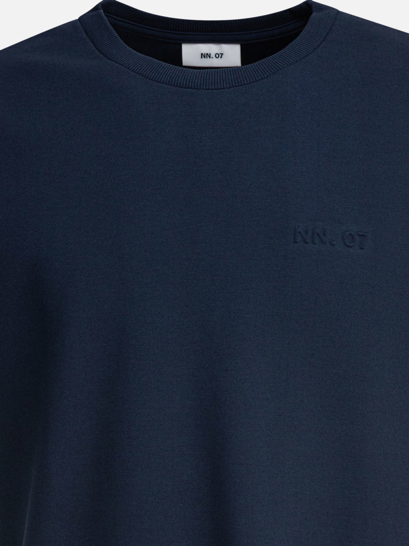 Crewneck t-shirts Solid colour  Blue - NN.07 Men | PDP | VIETTI Online Store | Zoom-Modal_3
