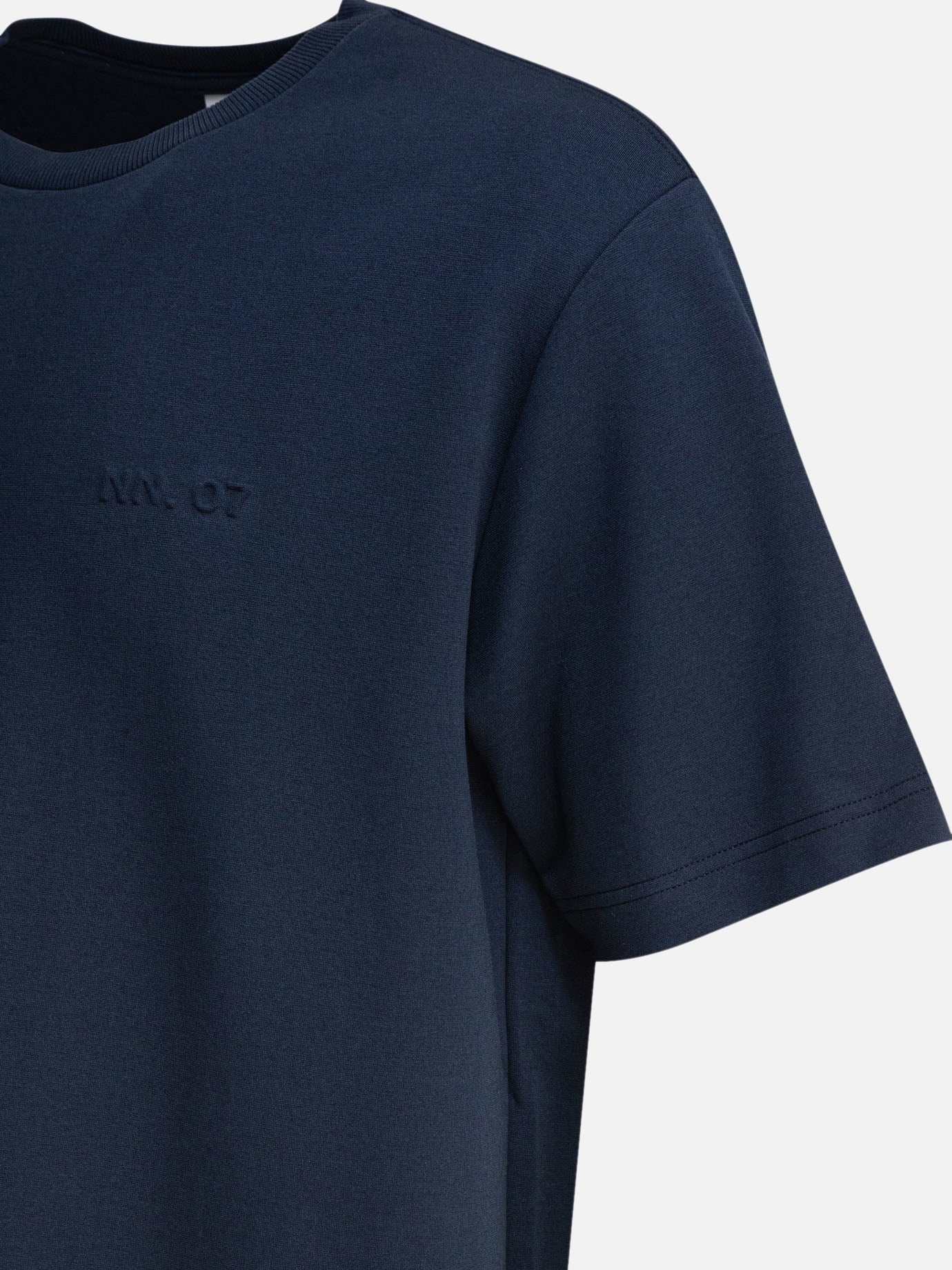 Crewneck t-shirts Solid colour  Blue - NN.07 Men | PDP | VIETTI Online Store | Zoom-Modal_4
