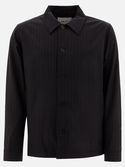 Overshirt jackets Pinstriped  Blue - NN.07 Men | PLP | VIETTI Online Store 
