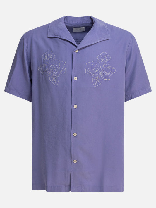 Casual shirts Solid colour  Purple - NN.07 Men | PLP | VIETTI Online Store 
