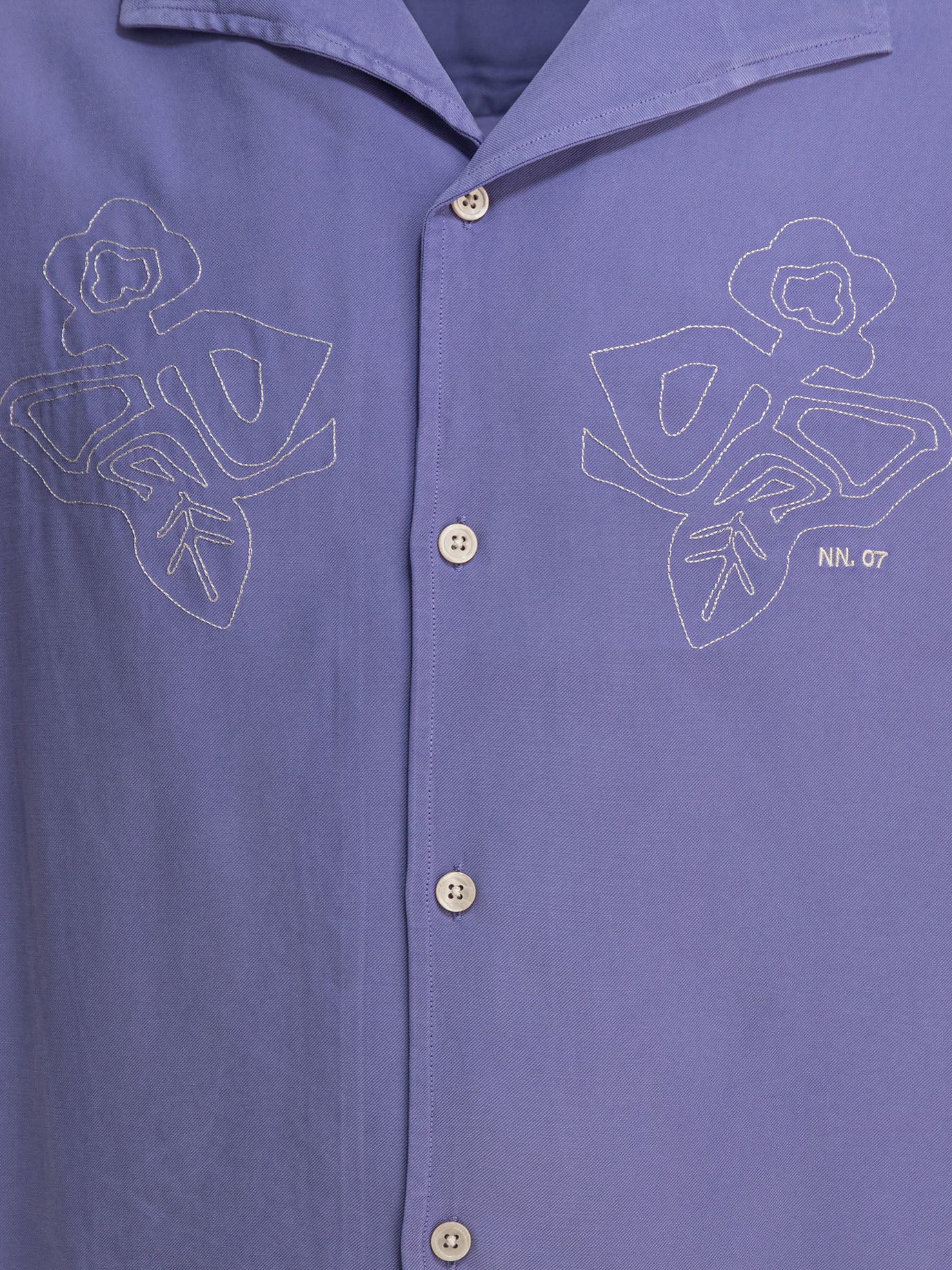 Casual shirts Solid colour  Purple - NN.07 Men | PDP | VIETTI Online Store | Zoom-Modal_3
