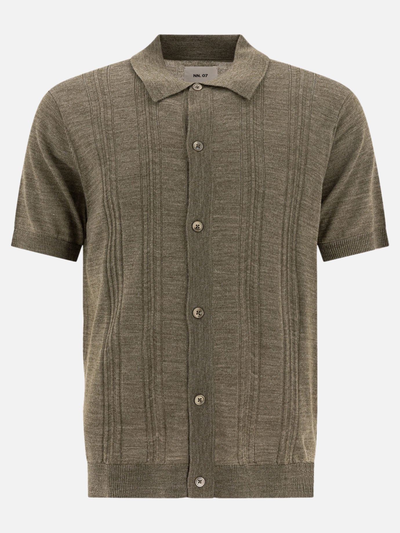 Polo shirts with buttons Solid colour  Green - NN.07 Men | PDP | VIETTI Online Store | thumbnail