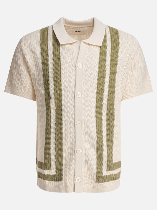 NN.07 "Ares" Shirt 14757653_S Beige 1