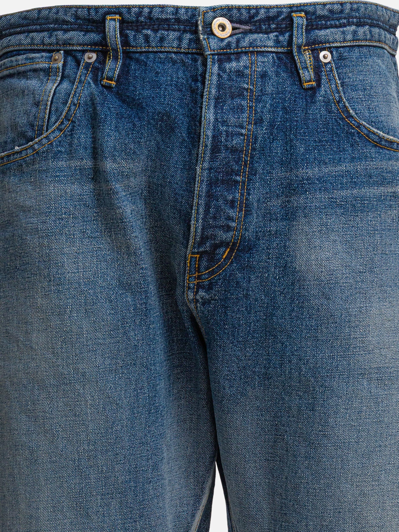Wide-leg jeans Denim  Blue - nonnative Men | PDP | VIETTI Online Store | thumbnail_3