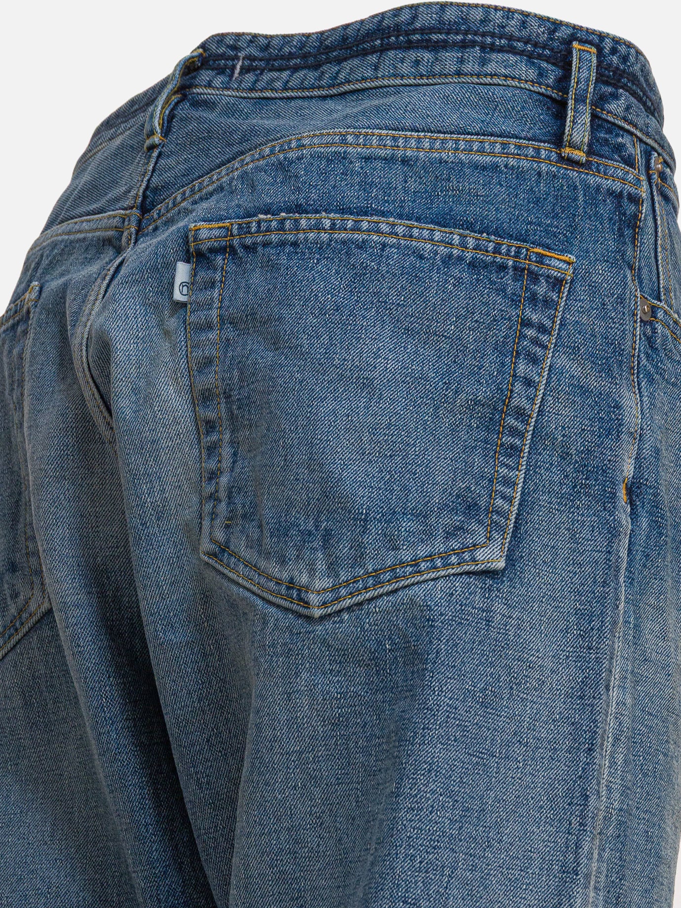Wide-leg jeans Denim  Blue - nonnative Men | PDP | VIETTI Online Store | thumbnail_4
