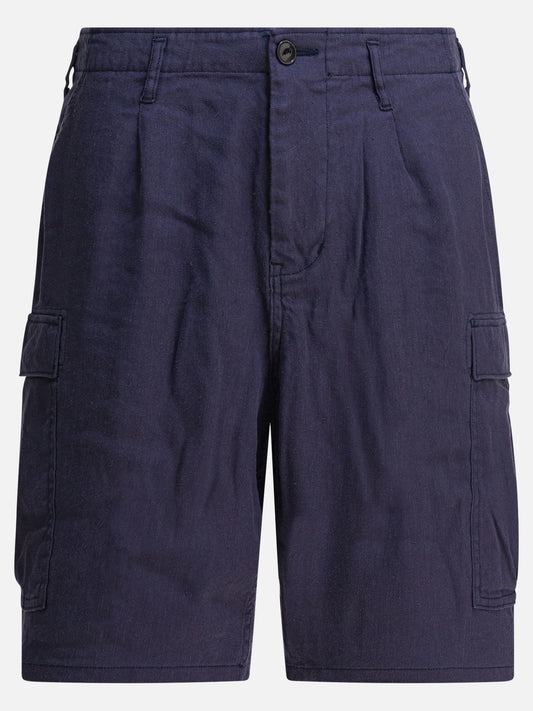 Cargo shorts Solid colour  Blue - nonnative Men | PLP | VIETTI Online Store 
