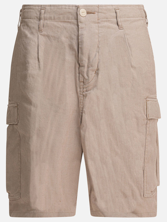 Cargo shorts Solid colour  Beige - nonnative Men | PLP | VIETTI Online Store 
