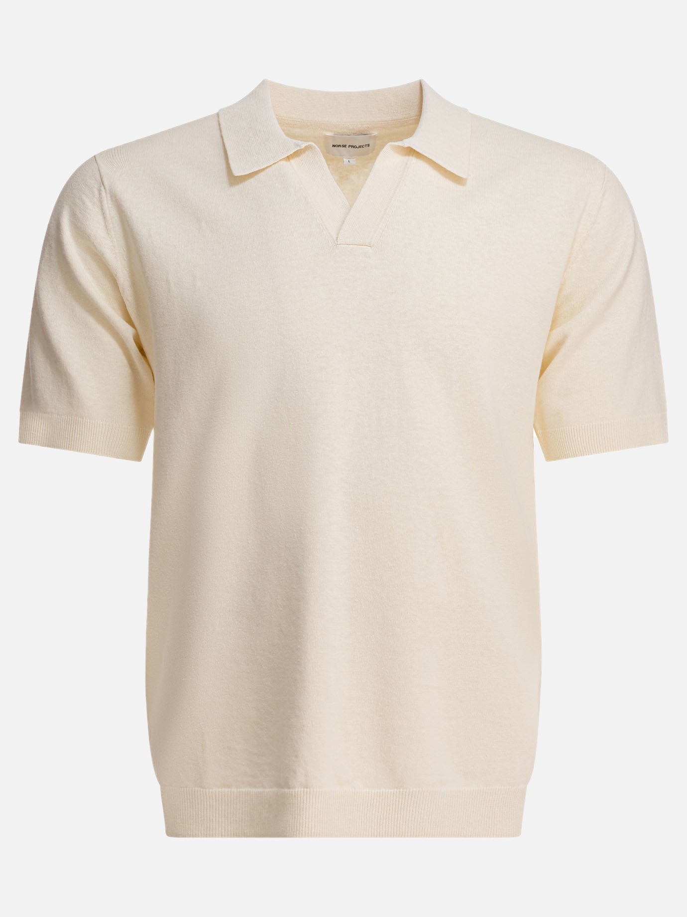 Polo shirts without buttons Solid colour  White - Norse Projects Men | PDP | VIETTI Online Store | Zoom-Modal

