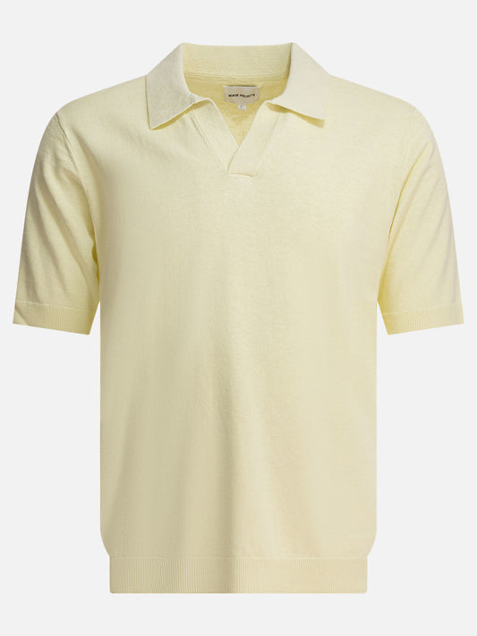Polo shirts without buttons Solid colour  Yellow - Norse Projects Men | PLP | VIETTI Online Store 
