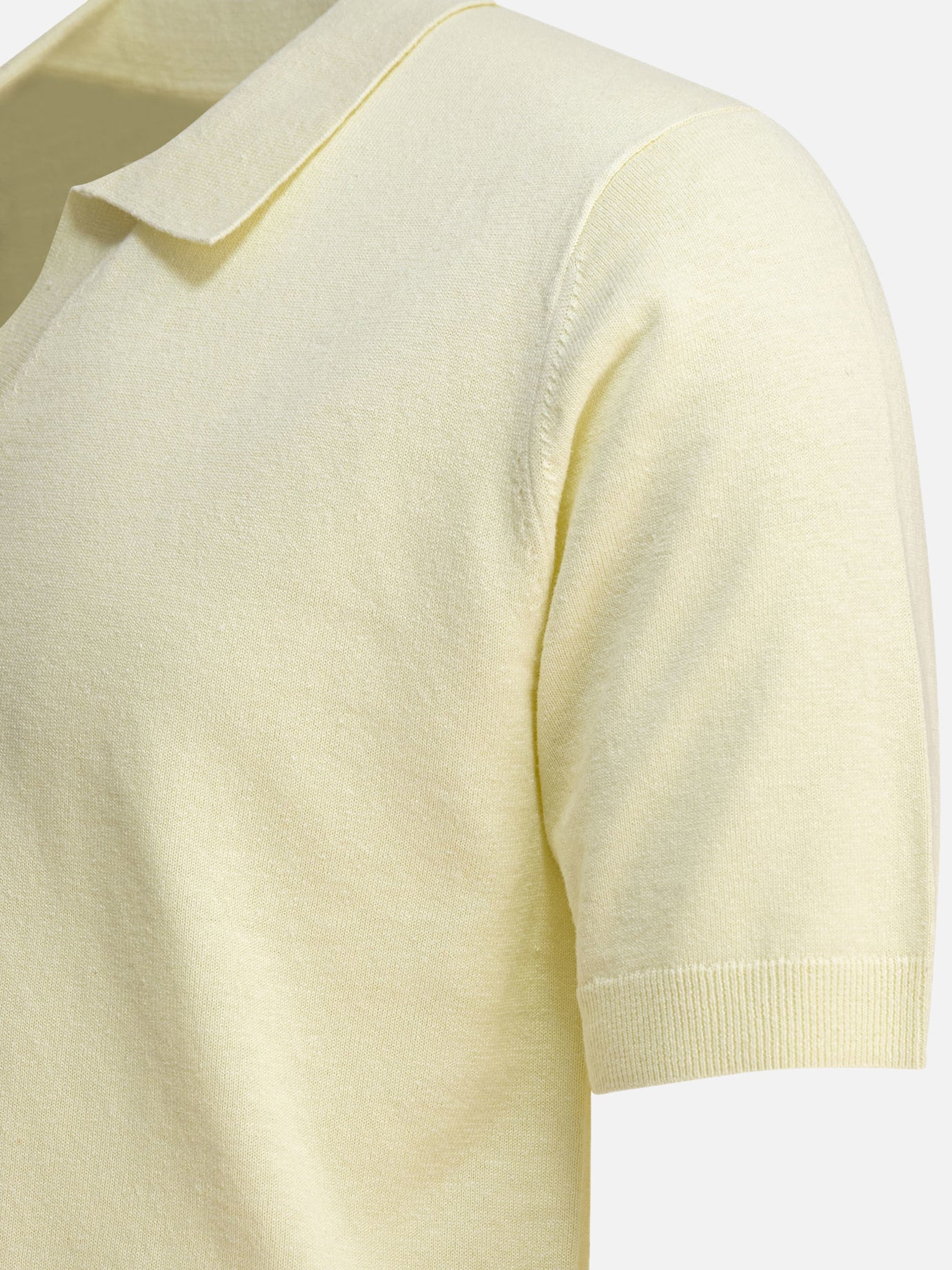 Polo shirts without buttons Solid colour  Yellow - Norse Projects Men | PDP | VIETTI Online Store | thumbnail_4