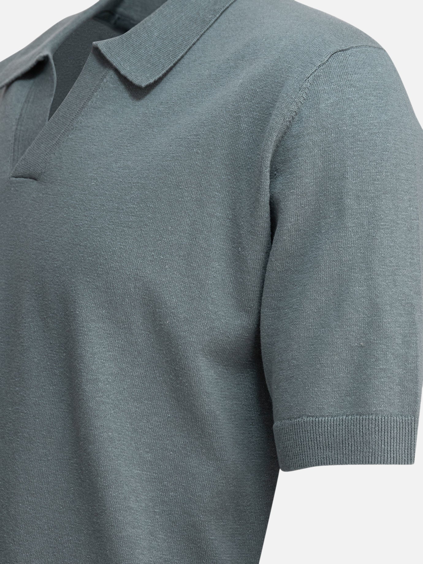 Polo shirts without buttons Solid colour  Blue - Norse Projects Men | PDP | VIETTI Online Store | Zoom-Modal_4
