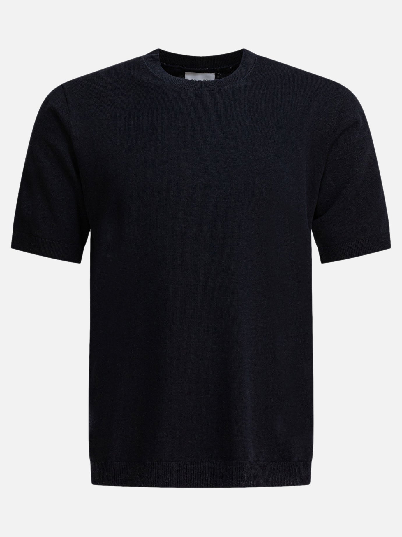 Crewneck t-shirts Solid colour  Blue - Norse Projects Men | PDP | VIETTI Online Store | thumbnail