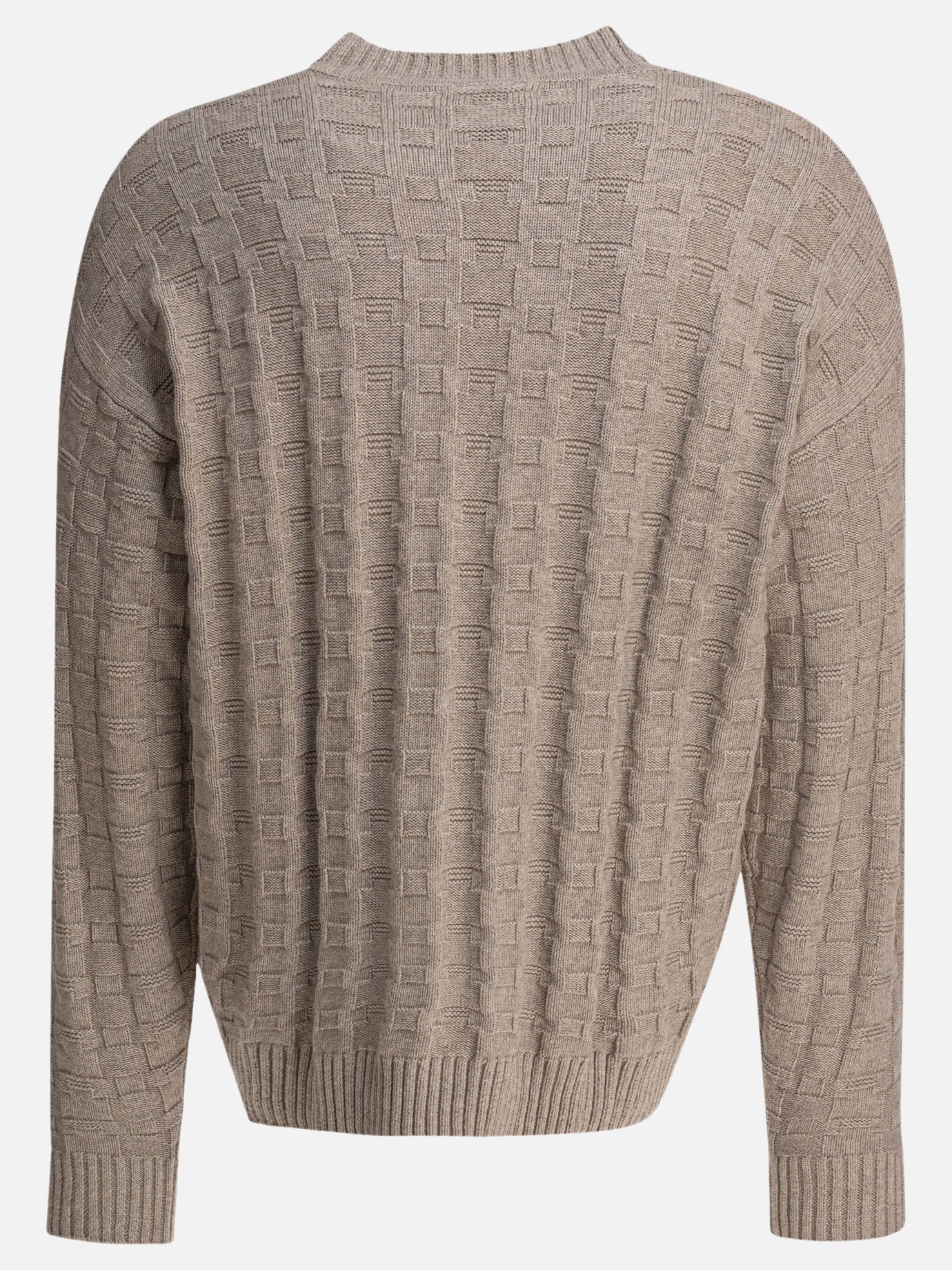 Crewneck sweaters Textured knit  Beige - Norse Projects Men | PDP | VIETTI Online Store | thumbnail_2