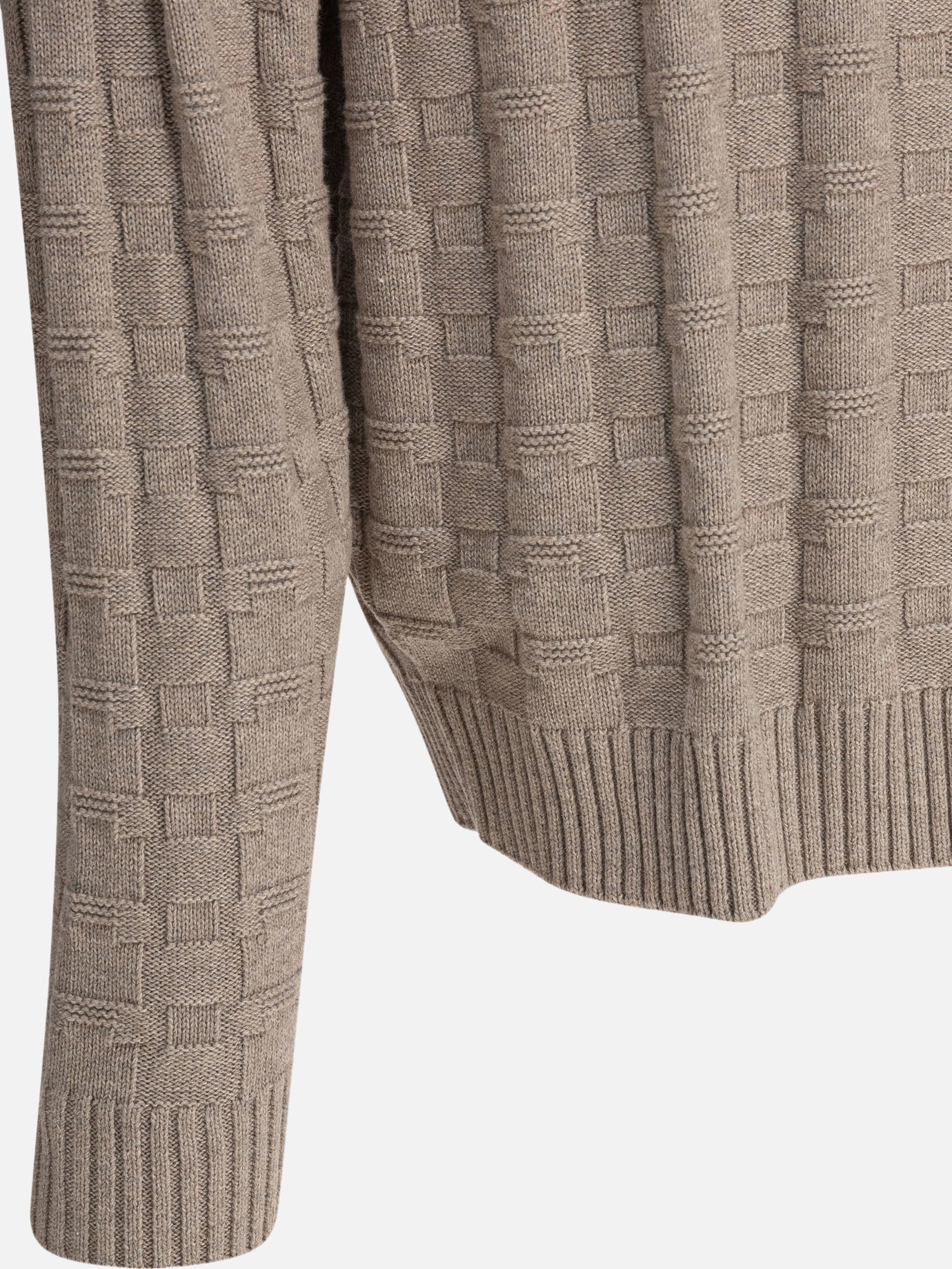 Crewneck sweaters Textured knit  Beige - Norse Projects Men | PDP | VIETTI Online Store | thumbnail_4
