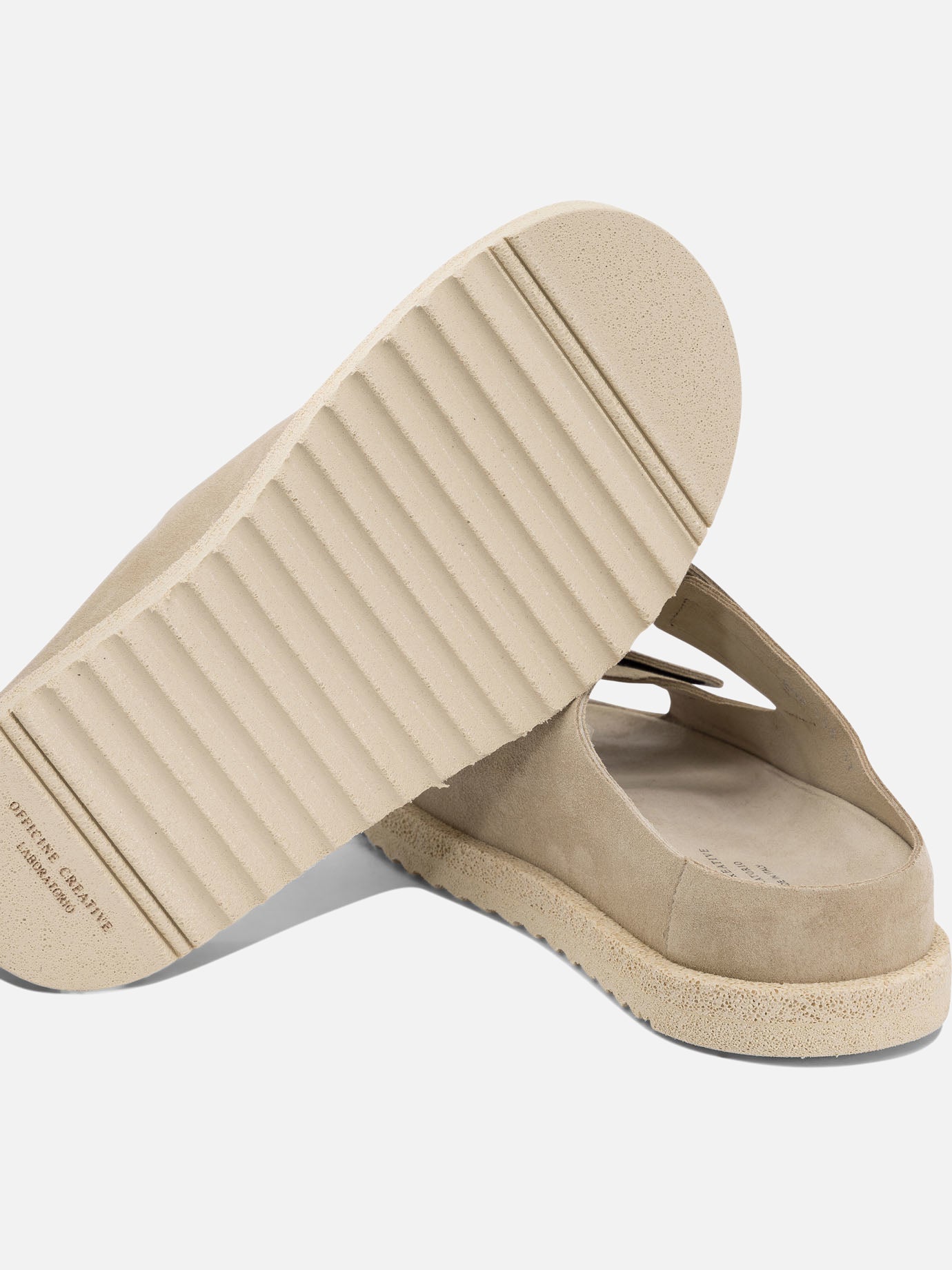 Flat sandals 100% leather - 100% rubber  Beige - Officine Creative Women | PDP | VIETTI Online Store | thumbnail_5